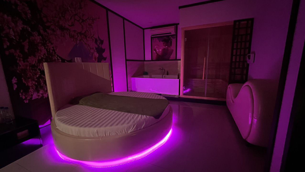 다낭 사쿠라 마사지 내부 사진, 조명과 시설